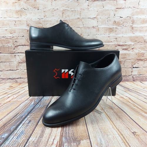 Туфли мужские IKOS 006-1 чёрные кожа, последние размеры 40,43