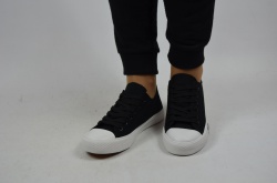 Кросівки кеди підліткові Comfort baby 18-31 чорні текстиль