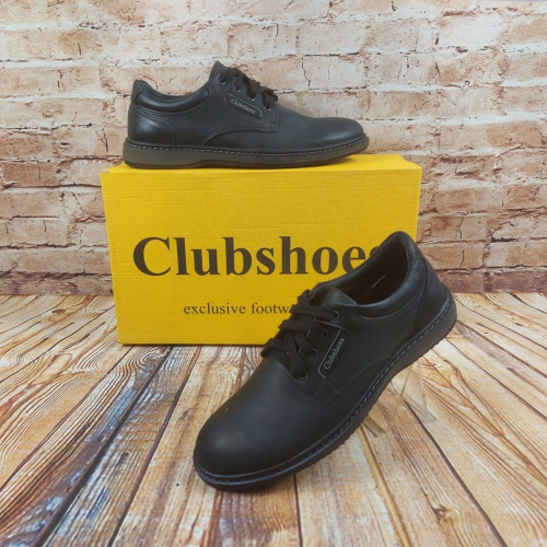 Туфли мужские ClubShoes 76-1 чёрные кожа, последний 40 размер