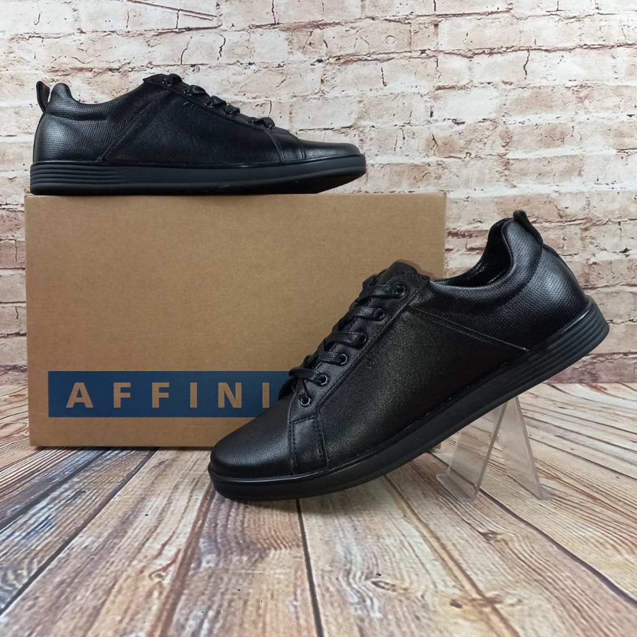 Туфлі чоловічі Affinity1196-11 чорні шкіра