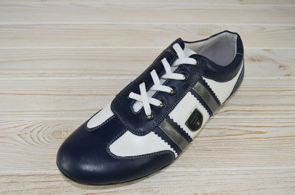 Туфли мужские Megapolis12038 чёрные кожа на шнурках