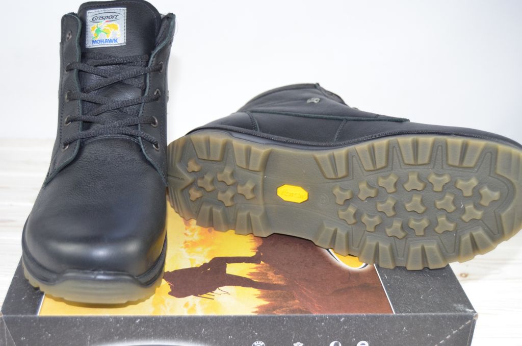 Ботинки мужские зимние Grisport 12925-31 чёрные кожа (последний 44 размер)