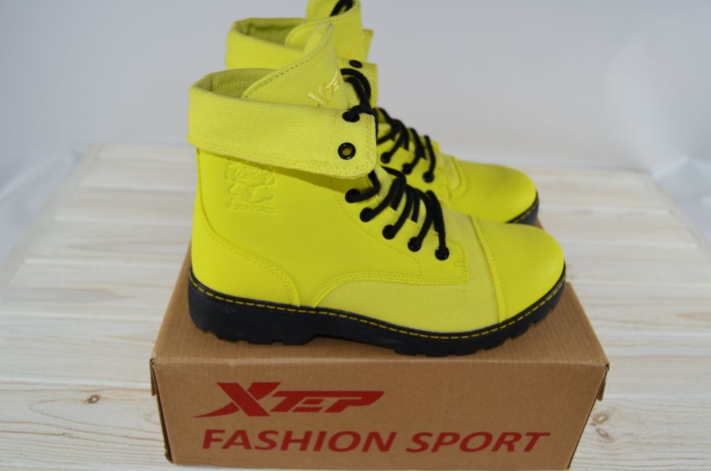 Кросівки жіночі X-TEP 170162 жовті текстиль + шкіра