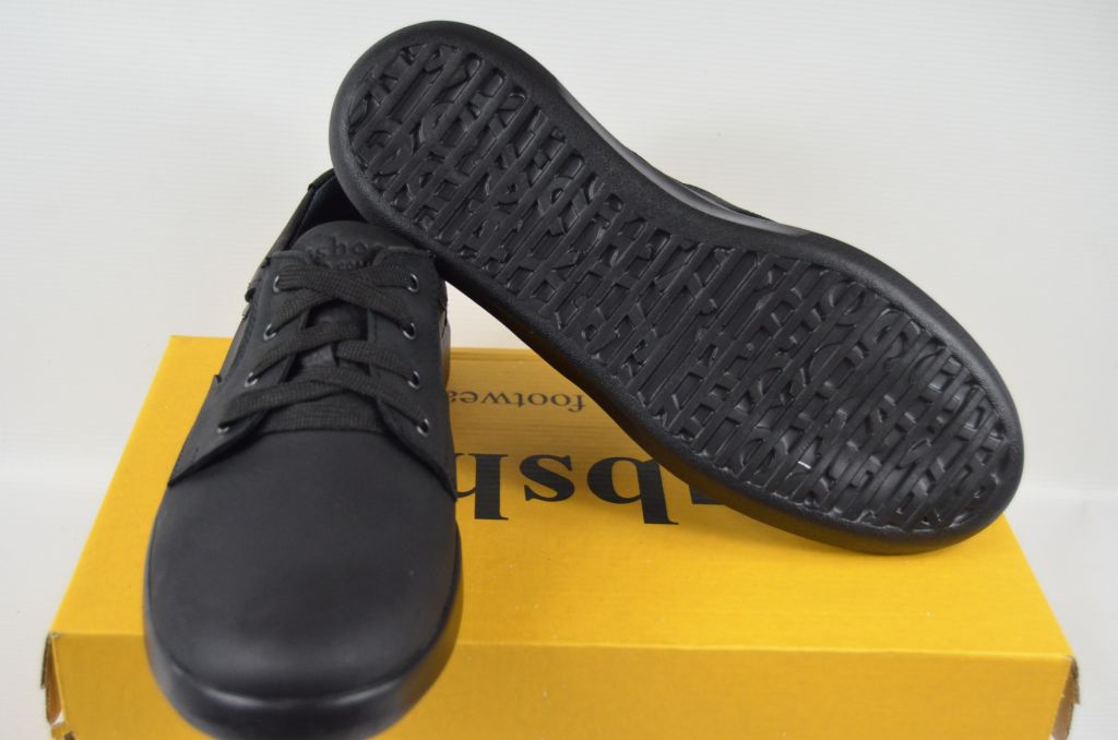 Туфлі чоловічі CLUB SHOES 19-28 чорні нубук на шнурках