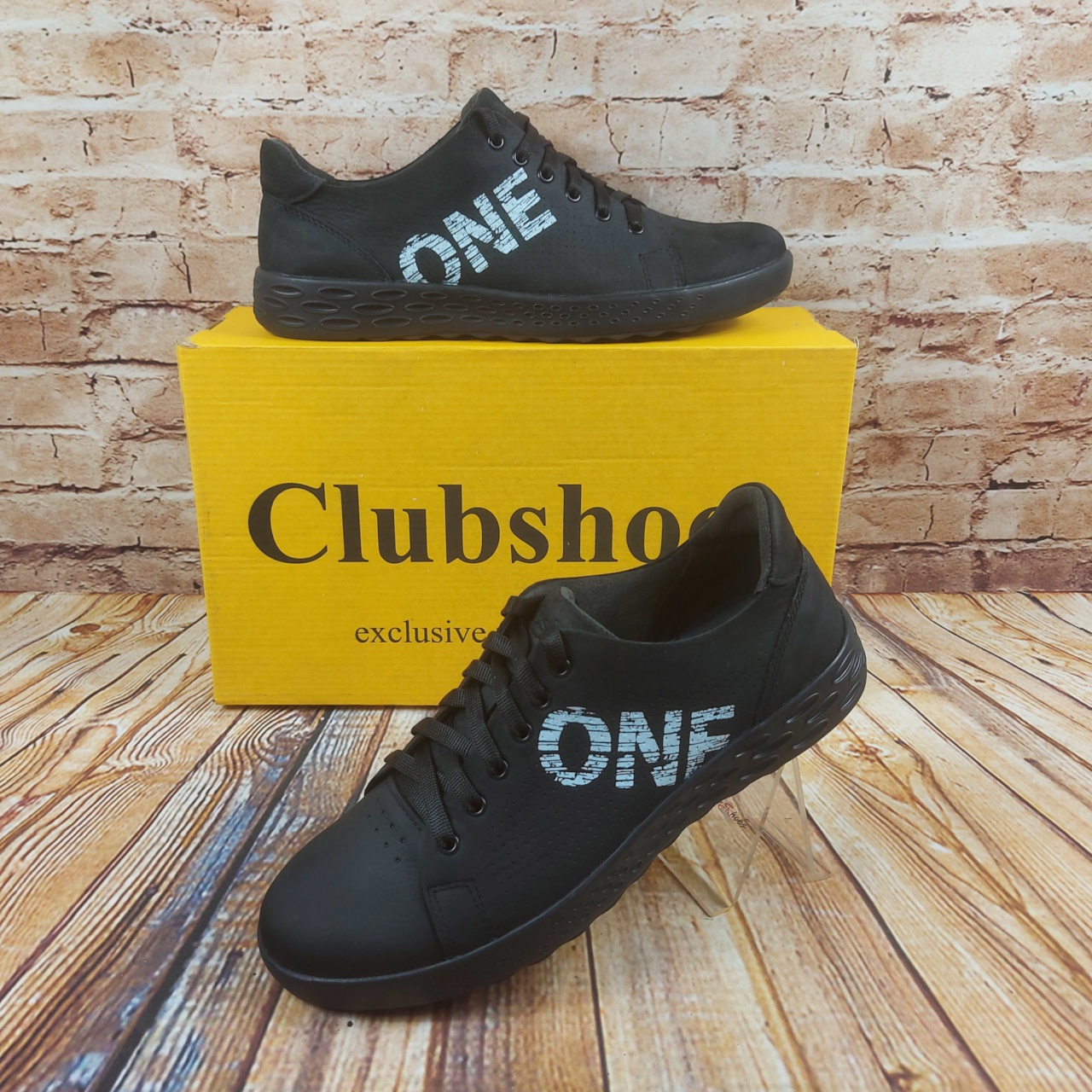 Туфли мужские CLUB SHOES 19-4 чёрные нубук на шнурках, размеры 40,43