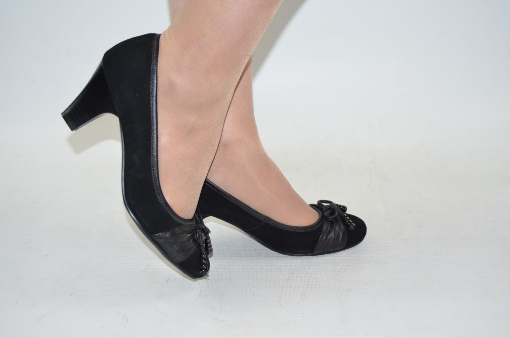 Туфли женские Beletta 297-095 чёрные кожа размеры 36,39