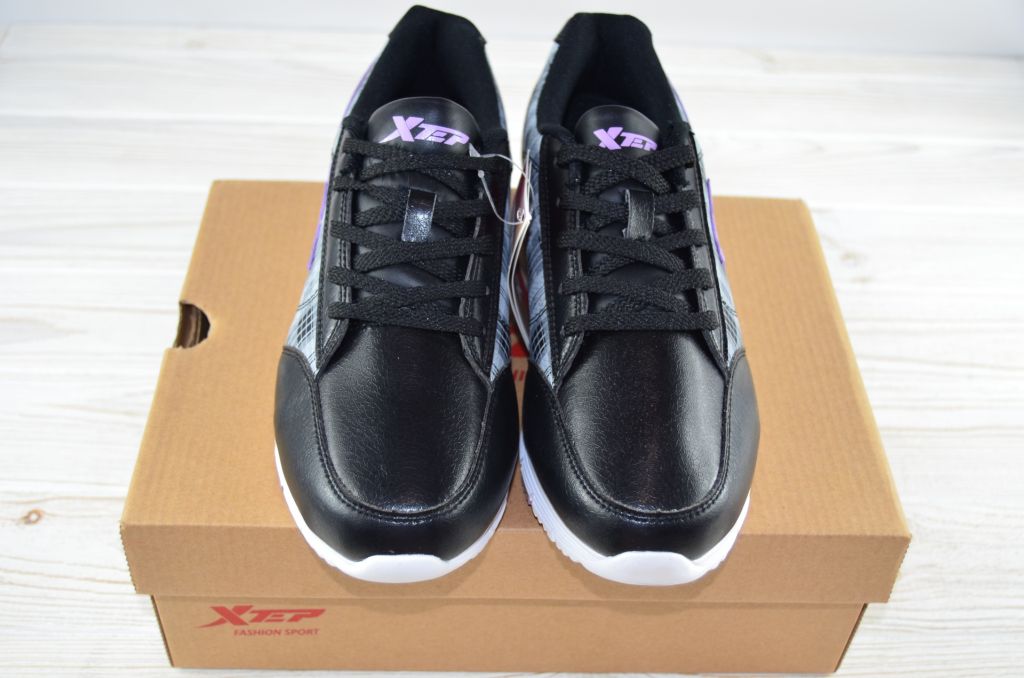 Кросівки жіночі X-TEP 321012 чорні ПВХ