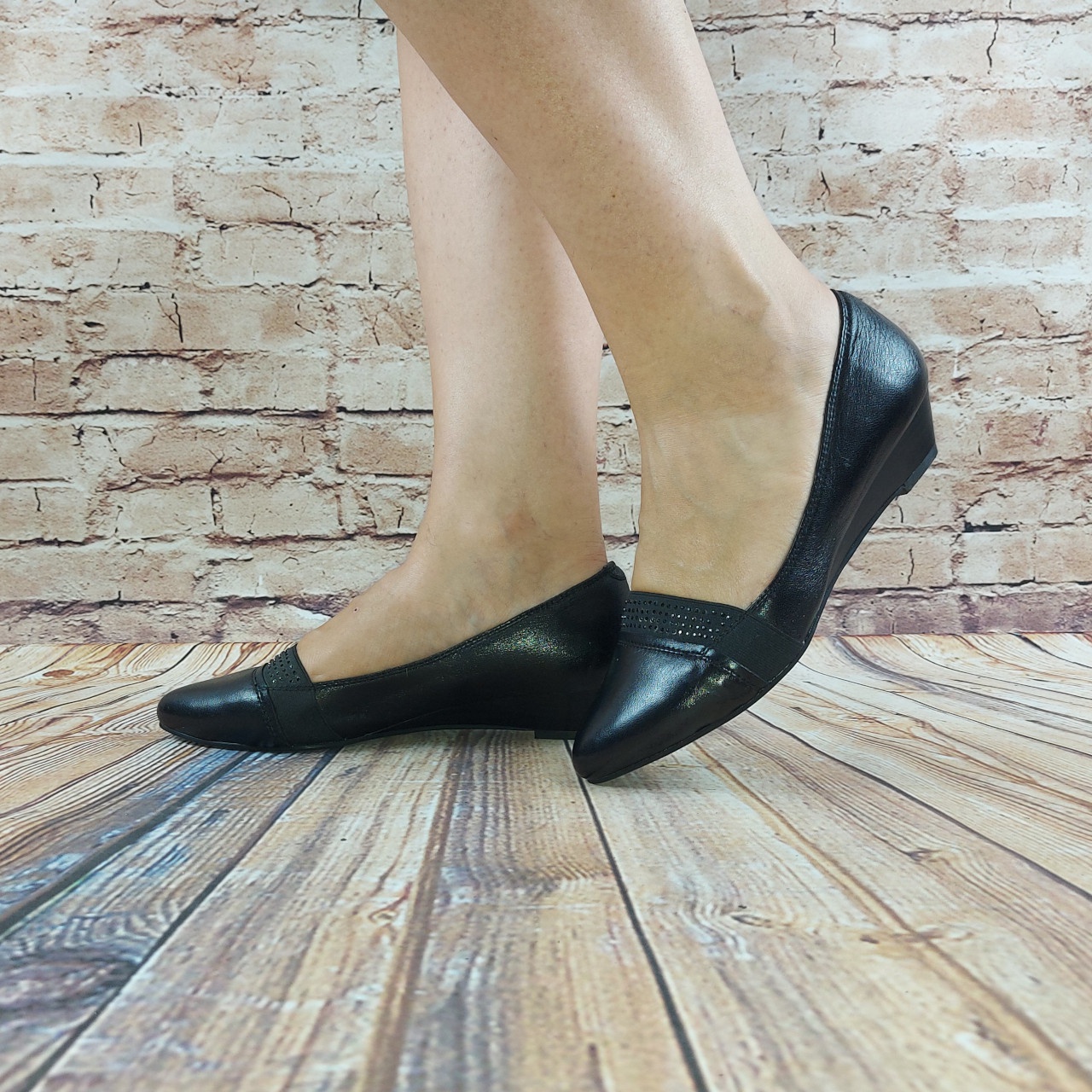 Туфли женские чёрные кожа It Girl 339, последний 36 размер