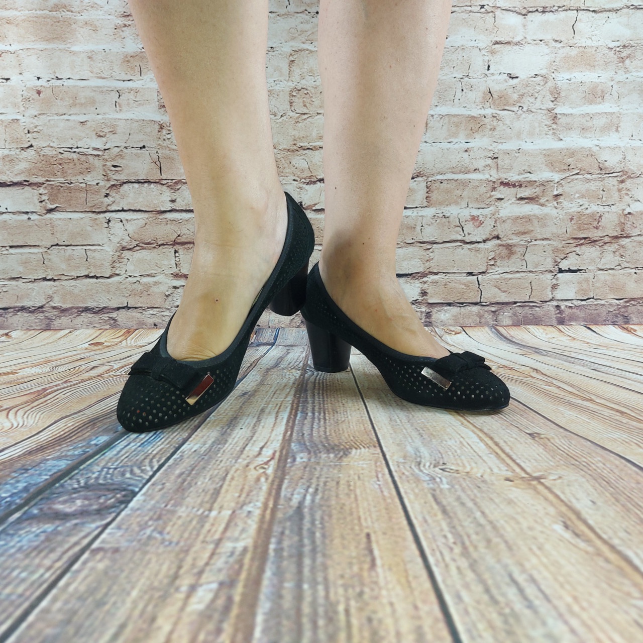 Туфлі жіночі чорні замша Blizzarini 506-5-601, останній 37 розмір