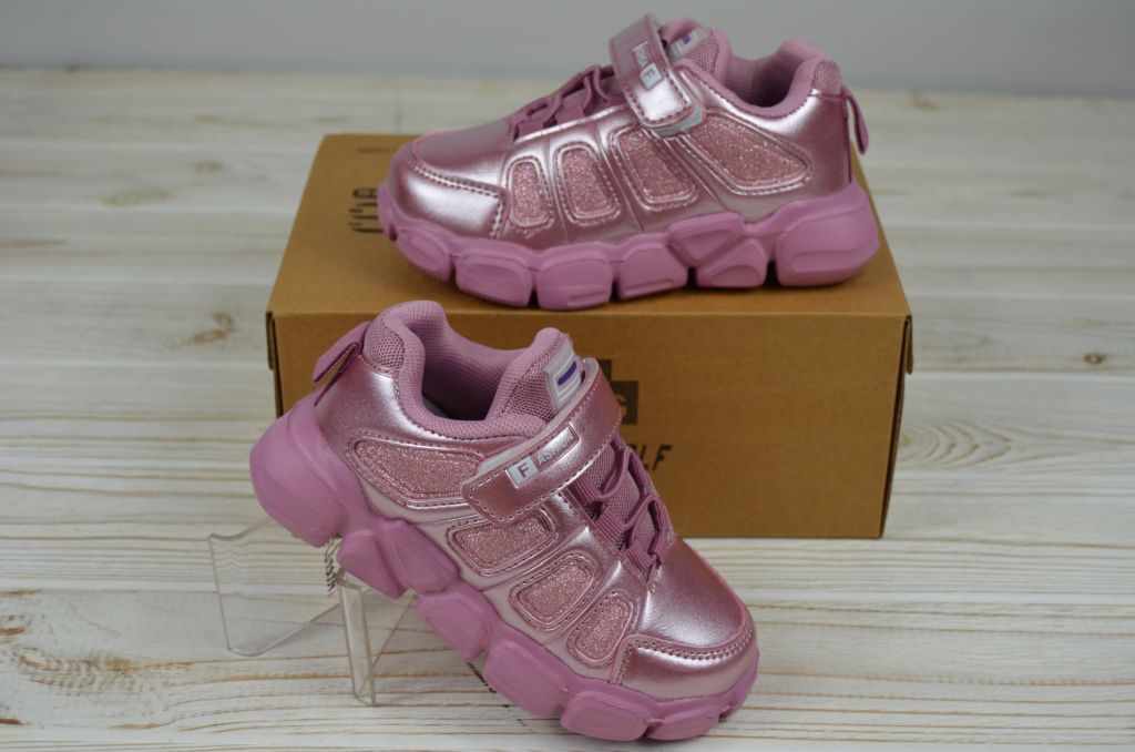 Кросівки дитячі Jong Golf 5577-8 рожевий перламутр штучна шкіра