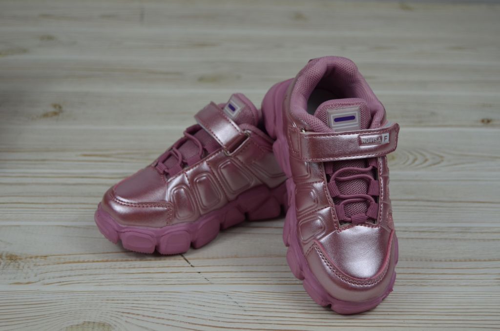 Кросівки дитячі Jong Golf 5577-8 рожевий перламутр штучна шкіра