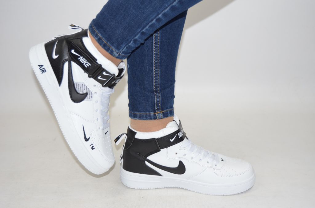 Кросівки унісекс Nike Air Force 559-2 (репліка) білі екошкіра