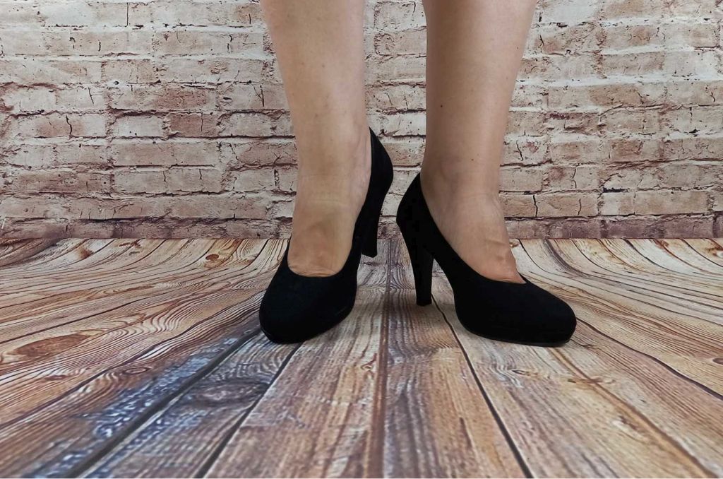 Туфли женские чёрные замша Jane Klaine 85-87, последний 36 размер