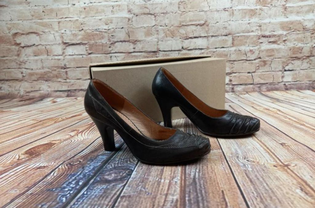 Туфли женские коричневые кожаные Twins 920701, последний 36 размер