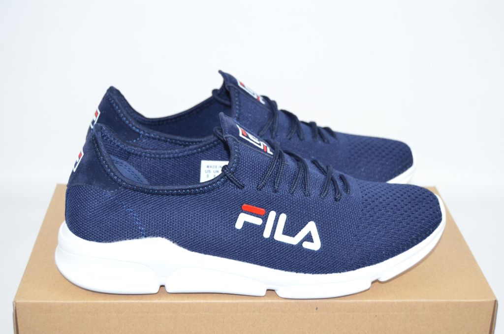 Кросівки чоловічі FILA 95045-5 (репліка) сині текстиль