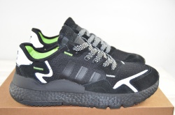 Кросівки чоловічі Adidas 3M 042-1 (репліка) чорні текстиль, останній 44 розмір