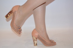 Туфлі жіночі Lanzoni 101-0011 коричневі шкіряні (останній 38 розмір)