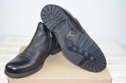 Ботинки мужские зимние Тезоро 11083 чёрные кожа (последний 40 размер)
