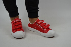 Кросівки кеди підліткові Comfort baby 1225-3 червоні текстиль