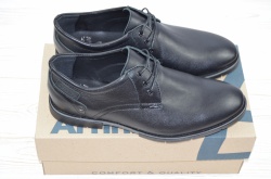 Туфлі чоловічі Affinity 1690-111 чорні шкіра на шнурках