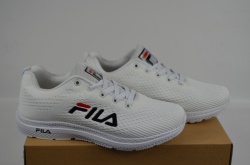 Кросівки чоловічі FILA 17-29-06-1 (репліка) білі текстиль
