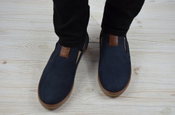 Туфлі чоловічі Affinity 1727-229 сині шкіра (останній 43 розмір)