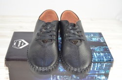 Туфлі чоловічі Prime N Shoes19-034-30180 чорні шкіра (останній 45 розмір)