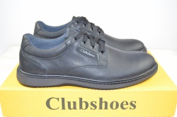 Кросівки чоловічі CLUBSHOES 19-25 чорні шкіра