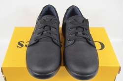 Туфлі чоловічі CLUB SHOES 19-28 чорні нубук на шнурках