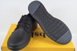 Туфлі чоловічі CLUB SHOES 19-4-1 чорні нубук на шнурках, останній 45 розмір
