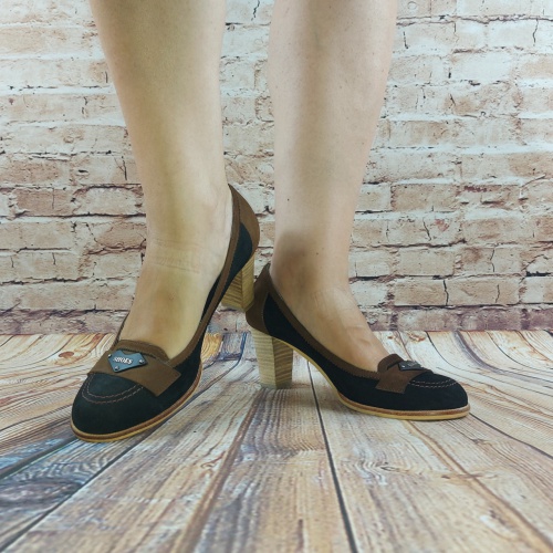 Туфлі жіночі чорні замша It Girl199-1, останній 38 розмір