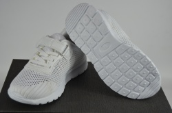 Кросівки дитячі шнурок + липучка текстиль білі Djong-golf 2431-7