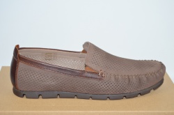 Туфлі-мокасини чоловічі KADAR 2789797 коричневі нубук