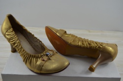 Туфлі жіночі GRESSI 299 золото шкіра (останній 39 розмір)