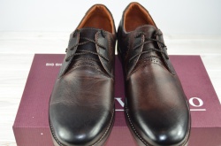 Туфлі чоловічі Vivaro 301-15 коричневі шкіра на шнурках