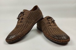 Туфли мужские LUCIANO BELLINI 306-1 коричневые нубук