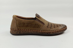 Туфлі чоловічі LUCIANO BELLINI 307-1 коричневі нубук