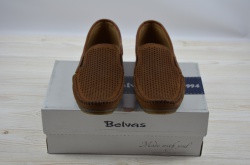 Туфлі-мокасини чоловічі Belvas 325-44 коричневі нубук