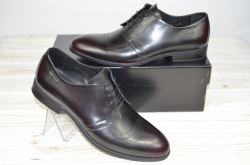 Туфлі чоловічі IKOS 3366-9 чорні шкіра на шнурках