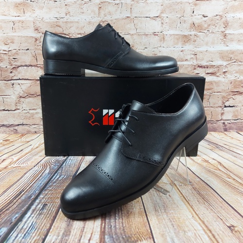 Туфли мужские Ikos 3386-1 чёрные кожа на шнурках