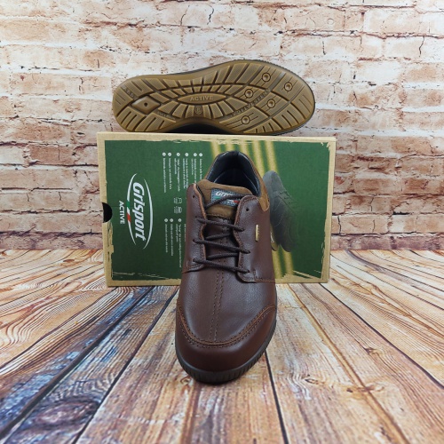 Туфлі чоловічі Grisport 41719-37 коричневі шкіра на шнурках
