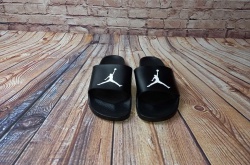 Тапки мужские летние чёрные Nike Jordan Black 522