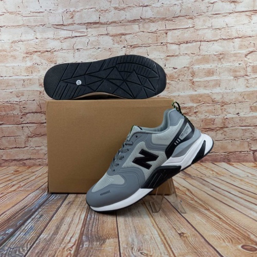 Кросівки чоловічі New Balance 5461-2 сірі текстиль (репліка)