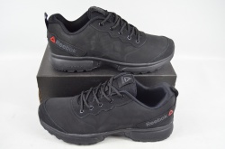 Кросівки чоловічі REEBOK 595-1 (репліка) чорні нубук