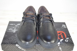 Туфли мужские Detta Studio 685 чёрные кожа (последний 40 размер)