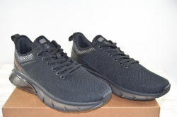 Кросівки чоловічі BAAS 7100-11 Run Keep Traning чорні текстиль