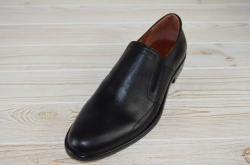 Туфли мужские Bonis 72-11 чёрные кожа (последний 45 размер)