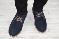 Туфли мужские Affinity 806-3-46 синие нубук (последний 44 размер)