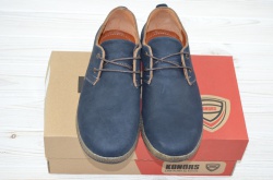 Туфли мужские Konors 8061-04-46 синие нубук на шнурках