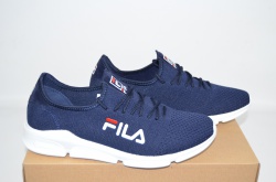 Кросівки чоловічі FILA 95045-5 (репліка) сині текстиль